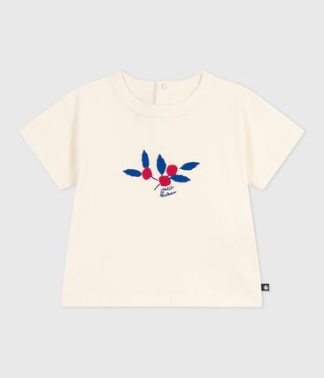 Tee-shirt bébé en coton à manches longues, motif cœur