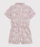 Combinaison courte enfant en coton bleu/multicouleur