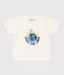 Tee-shirt Petit Bateau X Snoopy en jersey léger bébé blanc MARSHMALLOW