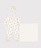 Lot 3 pièces en coton bébé blanc MARSHMALLOW/gris GRIS