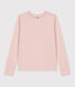 Tee-shirt L'ICONIQUE chaud col rond en coton Femme