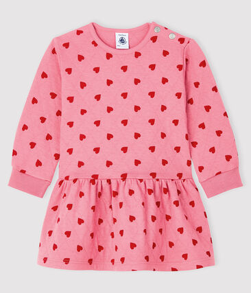 PETIT BATEAU - Robe manches longues bébé fille