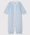 Combisac bébé en côte bleu FRAICHEUR/blanc MULTICO