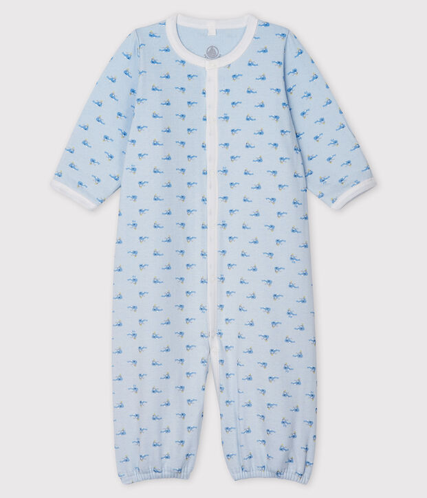 Combisac b&eacute;b&eacute; en c&ocirc;te bleu/multicouleur