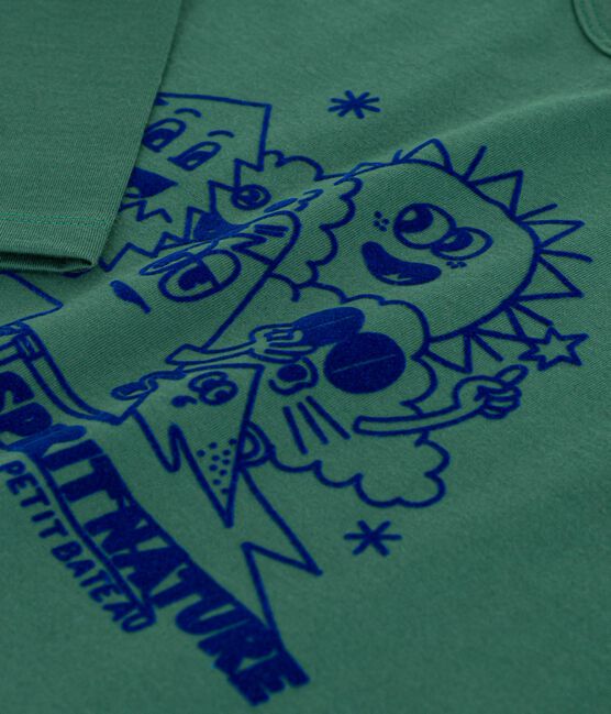 Tee-shirt enfant manches longues en coton imprimé WILLOW