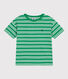 Tee-shirt rayé en jersey enfant garçon
