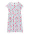 Chemise de nuit fille imprimée blanc ECUME/bleu MAJOR/ MULTICO