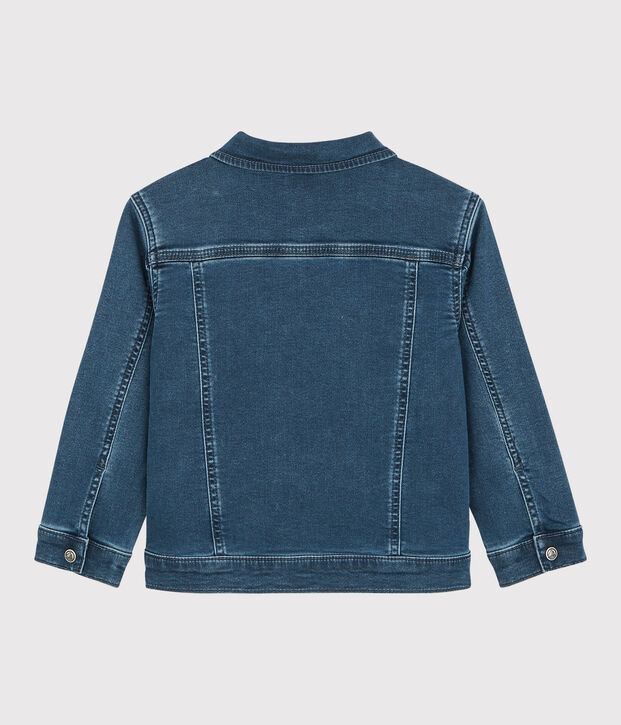 Veste en denim bio enfant fille / gar&ccedil;on bleu