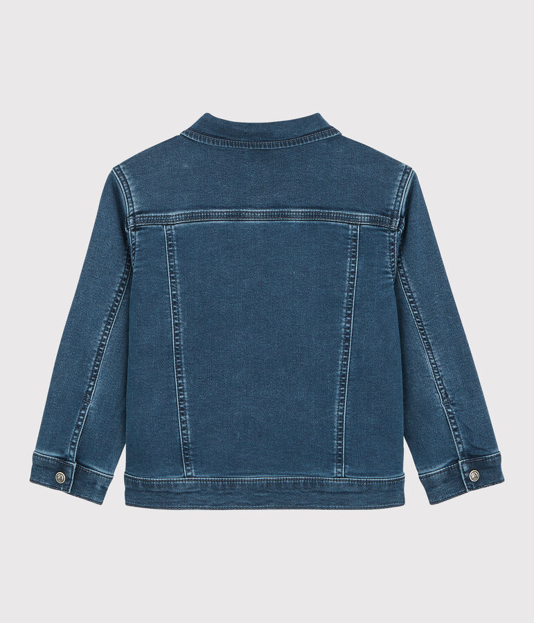 Veste en denim bio enfant fille / gar&ccedil;on bleu
