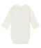 Nouveau body naissance manches longues blanc MARSHMALLOW
