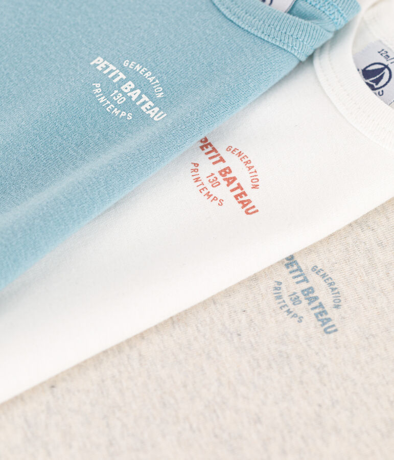 Lot de 3 bodies manches courtes 130 ans en coton variante 1