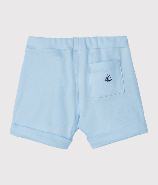 Short bébé fille - garçon en maille bleu FRAICHEUR