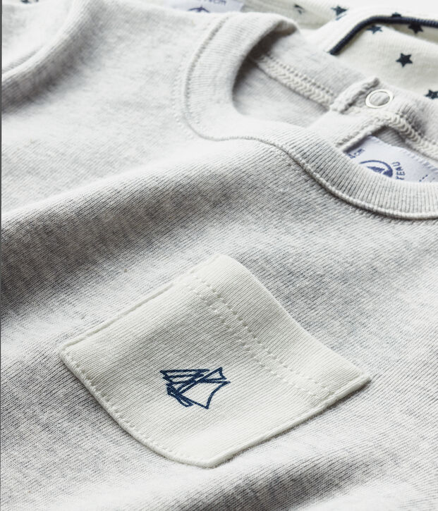 Lot de 2 tee-shirts b&eacute;b&eacute; gar&ccedil;on multicouleur