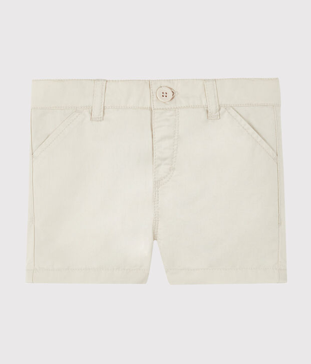 Short b&eacute;b&eacute; gar&ccedil;on en serge beige