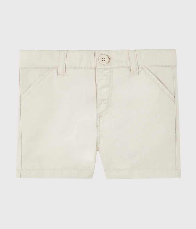 Short b&eacute;b&eacute; gar&ccedil;on en serge beige