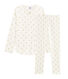 Pyjama à étoiles petite fille en côte