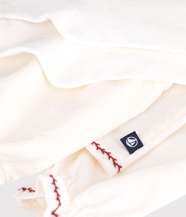 Coffret cadeau b&eacute;b&eacute; avec blouse, bloomer et collants multicouleur