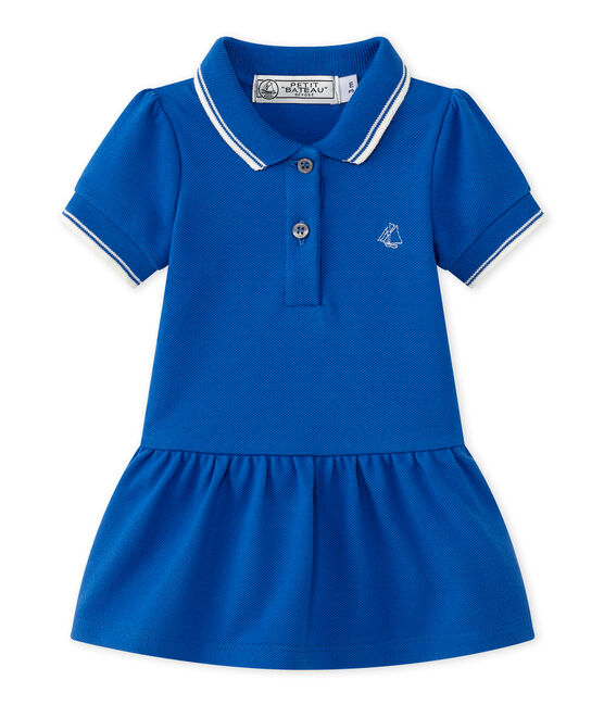 Robe bébé fille bleu PERSE
