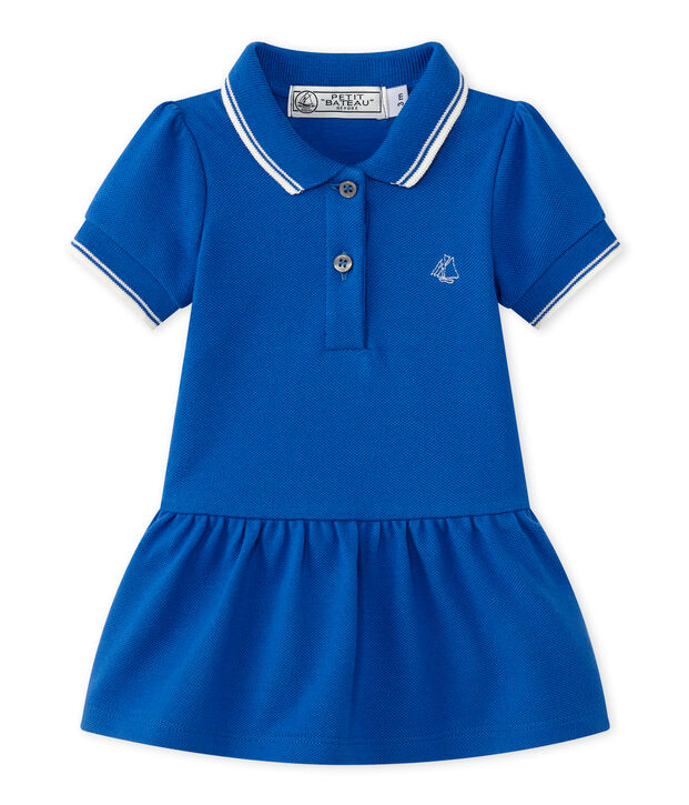 Robe b&eacute;b&eacute; fille bleu
