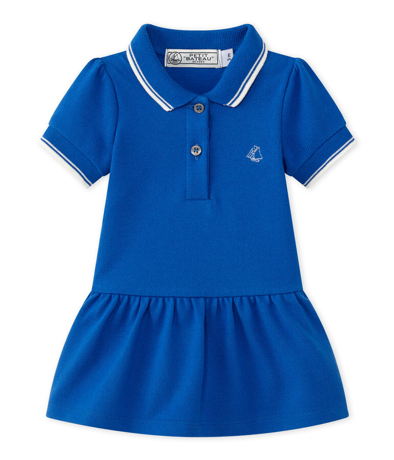 Robe b&eacute;b&eacute; fille bleu PERSE