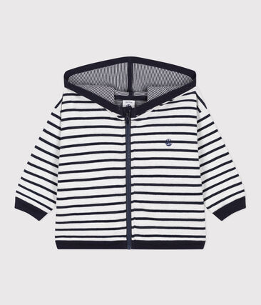 PETIT BATEAU - Sweatshirt à capuche en jersey épais bébé