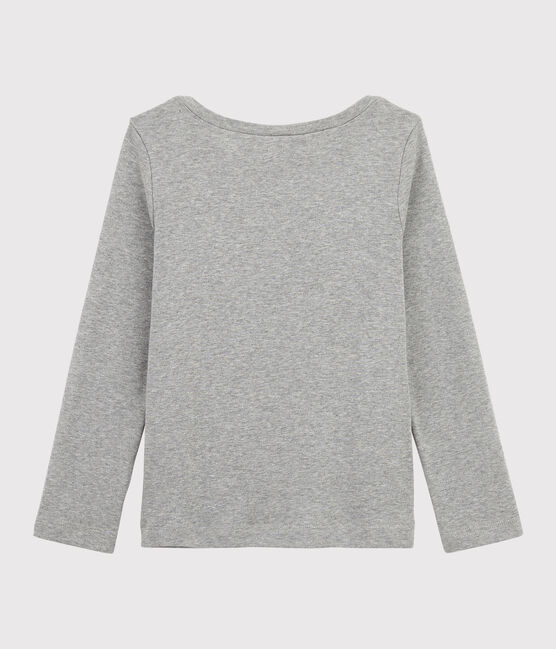 Tee-shirt manches longues gris SUBWAY CHINE