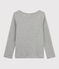 Tee-shirt manches longues gris SUBWAY CHINE