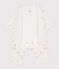 Bodyjama sans pieds en coton bébé blanc MARSHMALLOW/blanc MULTICO