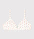 Soutien gorge paddé fleur en coton et élasthanne fille