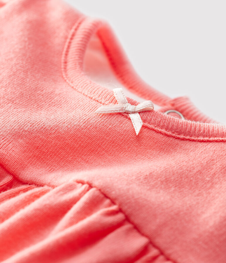 Combicourt pepsi b&eacute;b&eacute; en coton biologique orange PEACHY