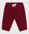 Pantalon bébé en velours uni AMARANTE