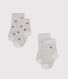 Lot de 2 paires de chaussettes bébé