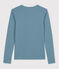 Tee-shirt L'ICONIQUE col rond en coton Femme bleu ROVER
