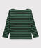 Tee-shirt en coton enfant fille - garçon vert VALLEE