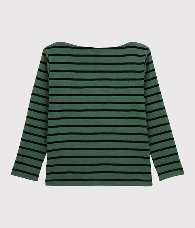 Tee-shirt en coton enfant fille - gar&ccedil;on vert