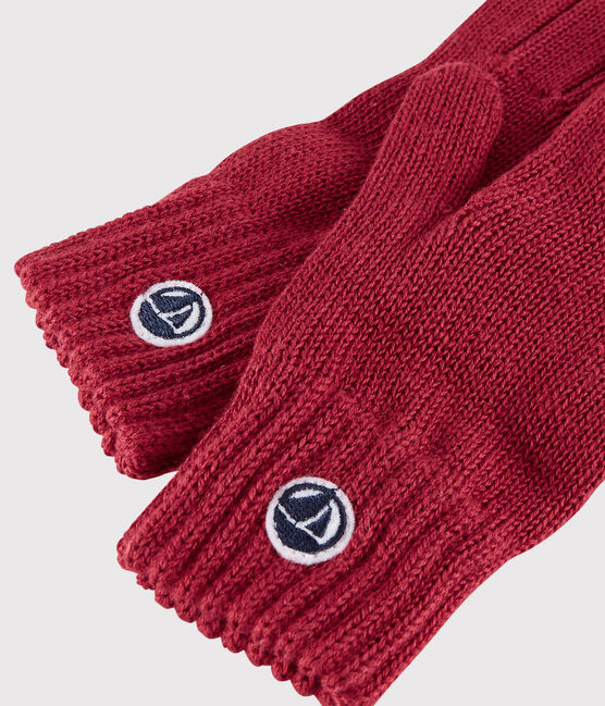 Gants enfant garçon-fille rose POPPY