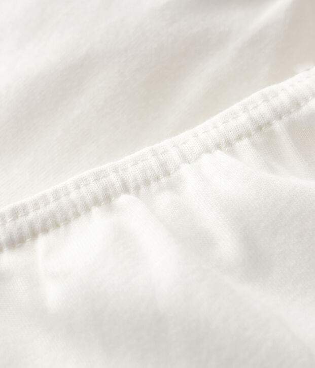 Lot de 2 shorties blancs petite fille multicouleur