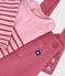Ensemble cadeau b&eacute;b&eacute; en coton : tee-shirt et salopette multicouleur