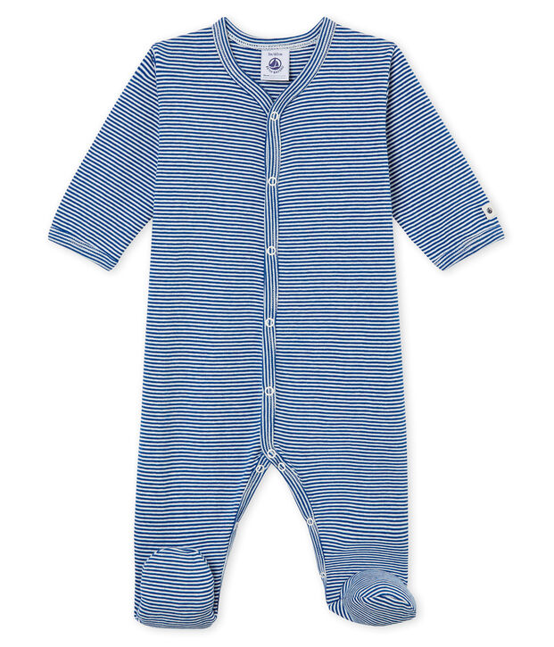 Dors bien b&eacute;b&eacute; gar&ccedil;on bleu/blanc