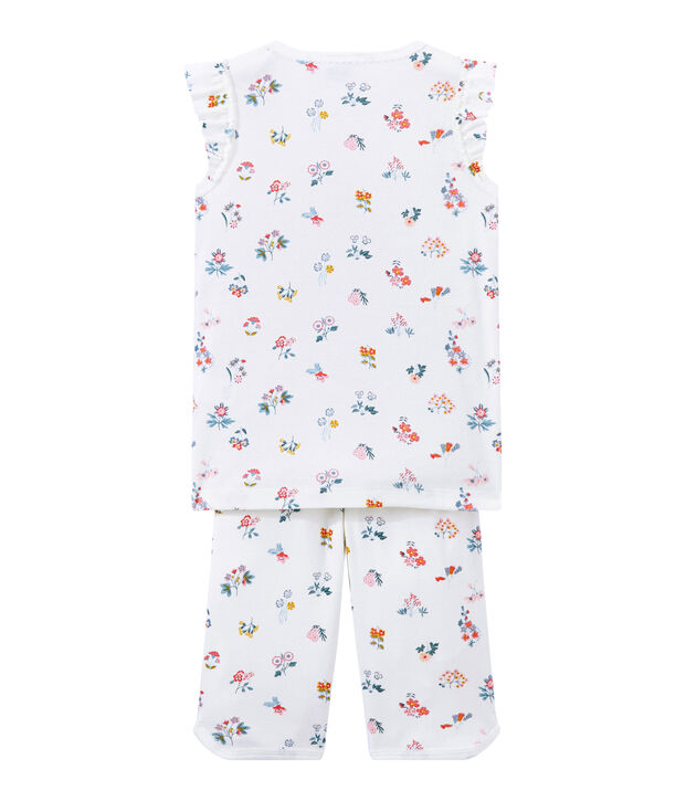 Pyjacourt petite fille blanc/multicouleur