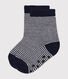 Chaussettes en coton anti dérapante bébé
