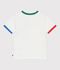 Tee-shirt enfant manches courtes en coton blanc