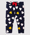 Pantalon matelassé bébé. bleu SMOKING/blanc MULTICO