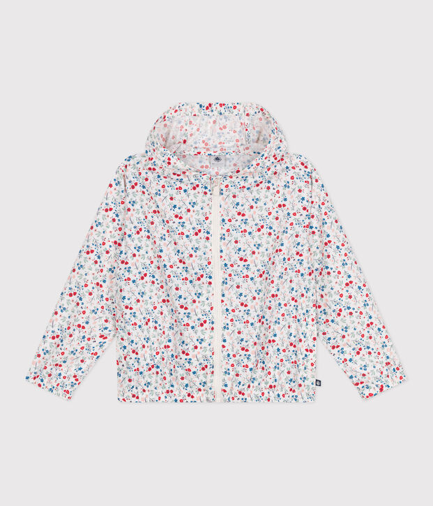 COUPE-VENT ULTRA L&Eacute;GER ENFANT blanc/multicouleur