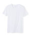 Tee-shirt manches courtes col rond homme blanc ECUME