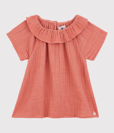 PETIT BATEAU - Blouse en gaze de coton bio enfant fille
