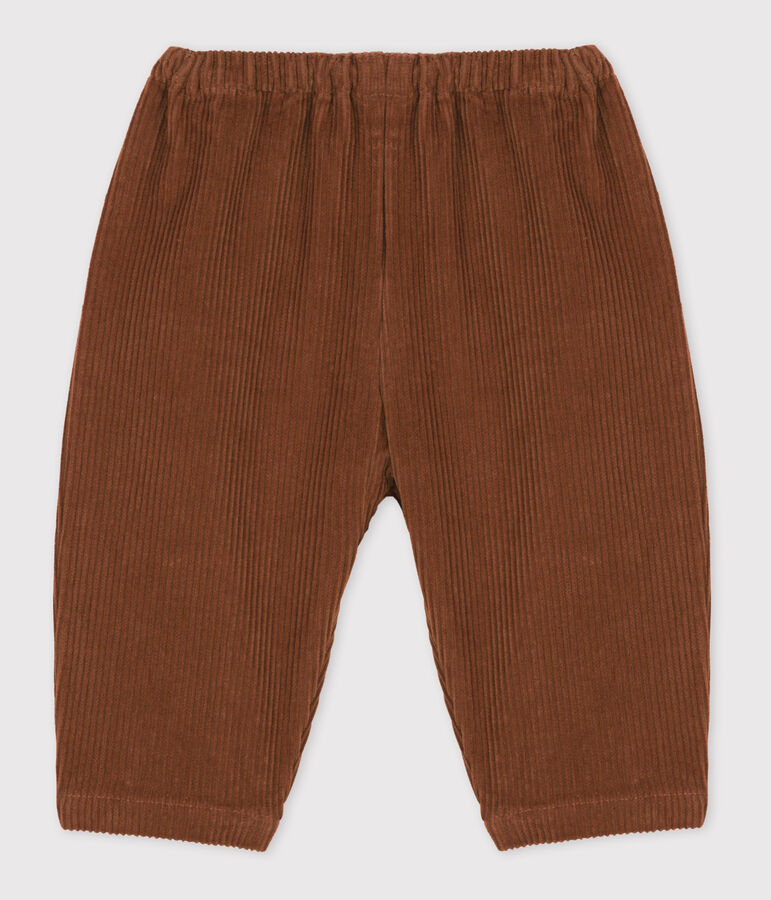 Pantalon b&eacute;b&eacute; en velours grosses c&ocirc;tes marron CINA