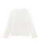Tee-shirt sérigraphié enfant fille blanc MARSHMALLOW