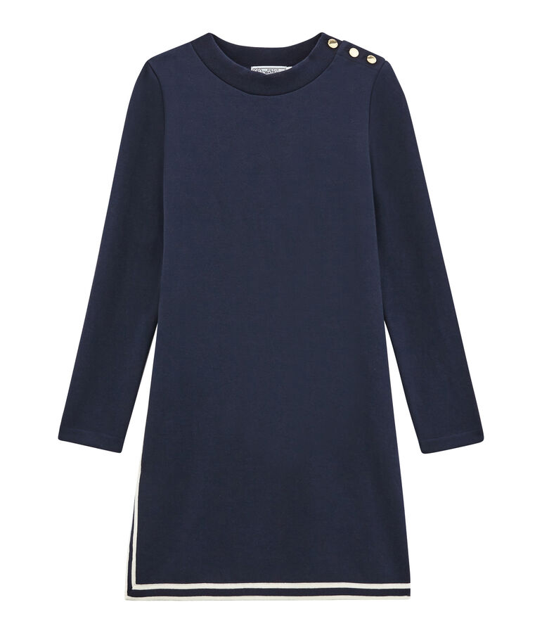 Robe droite femme bleu