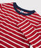 T-shirt iconique col rond Femme rouge TERKUIT/blanc MARSHMALLOW